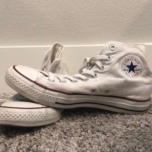 White High top converse